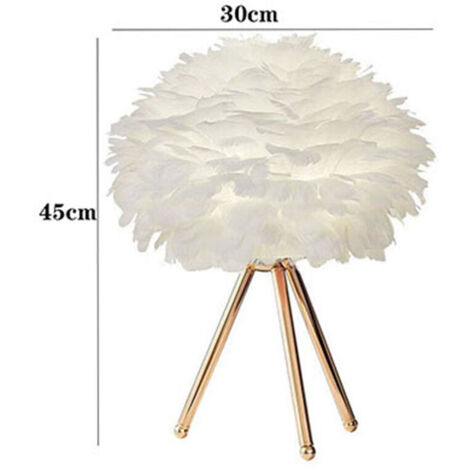 Lampada da tavolo a LED SJLERST con pulsante, luce decorativa dimmerabile, oro, per ufficio o letto, luce notturna, spina UE tipo 1, triangolare