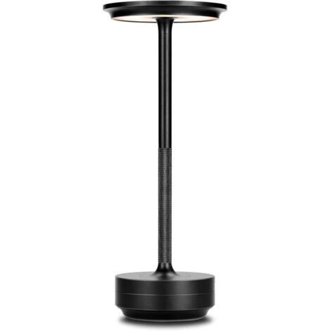 Lampada da tavolo a LED wireless ricaricabile, con intensità luminosa regolabile in modo continuo, ideale per esterni.