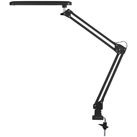 Lampada da tavolo a morsetto nera LED 6W Raul Rabalux