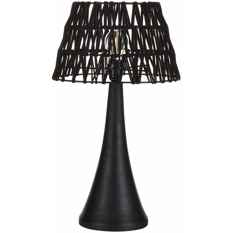 Beliani - Lampada da tavolo a stelo con paralume