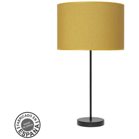 Lampada da tavolo alta 1xE27 nero giallo 63x30x30cm MODA
