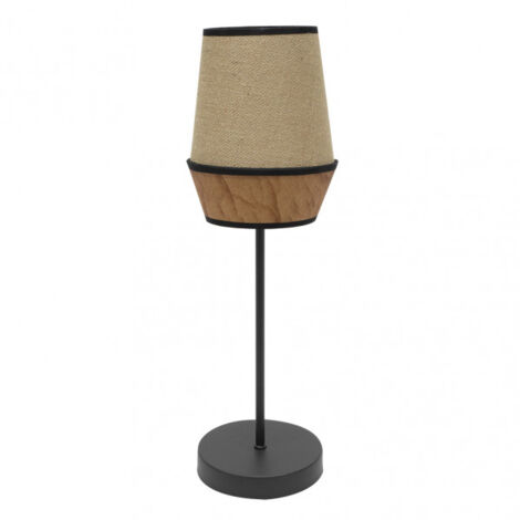 Lampada da tavolo alta Bell 1xe27 sacco/marrone 74x25x25 cm