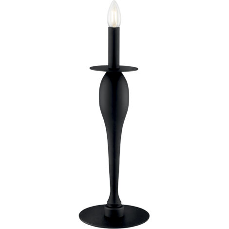 "Lampada da tavolo ARMSTRONG in metallo nero"