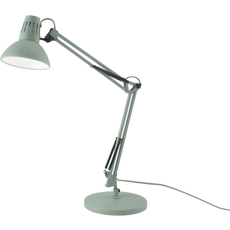 Image of Luce Ambiente E Design - Lampada da tavolo artifex regolabile in metallo verde - Verde