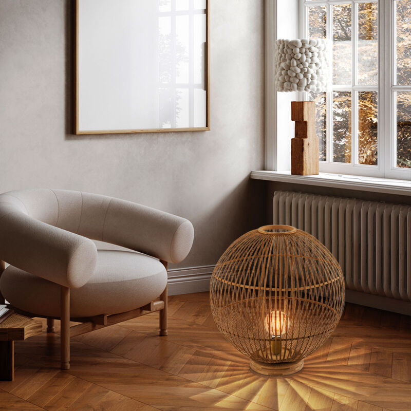 Lampada da tavolo bambù boho lamp lampada da