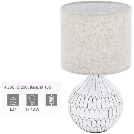 Lampada da tavolo Bellariva 3 E27 1x40W
