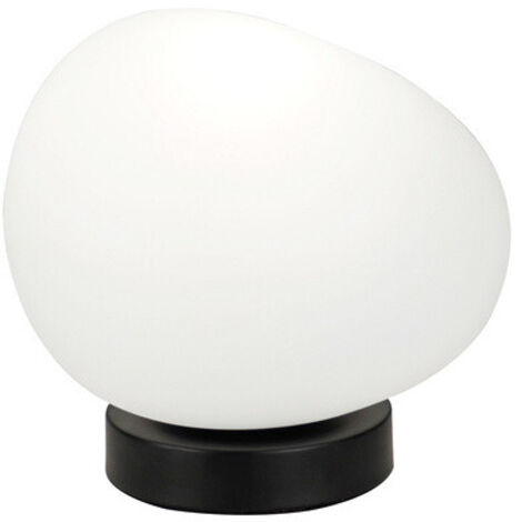 Lampada da tavolo, bianca, paralume irregolare, 20 cm, STONES CA41-35219 Candellux