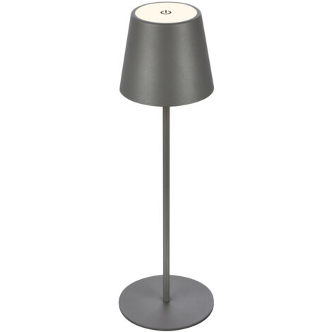 LAMPADA DA TAVOLO BT10004 BATT RICARIC GRIGIO- 1,0 pz