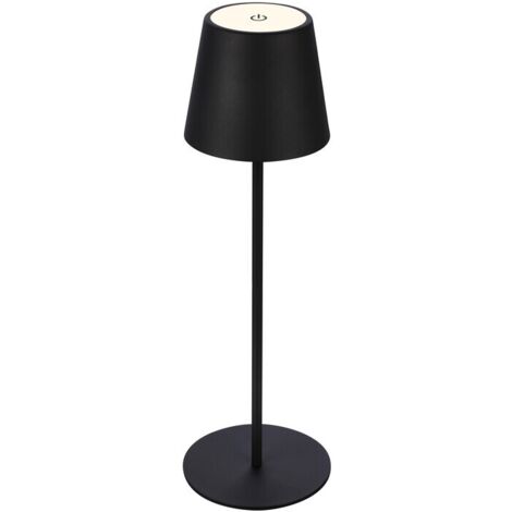 LAMPADA DA TAVOLO BT10008 BATT RICARIC NERO