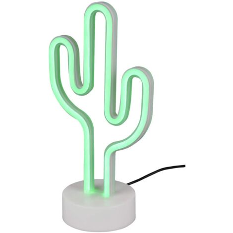 Lampada da tavolo CACTUS bianca LED ricaricabile RL