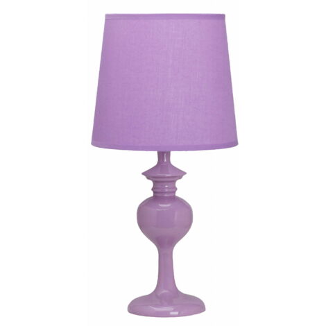 Lampada da tavolo Candellux Berkane E14 41cm viola