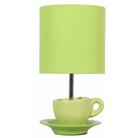 Lampada da tavolo Candellux Cynka 41-34830 verde E27