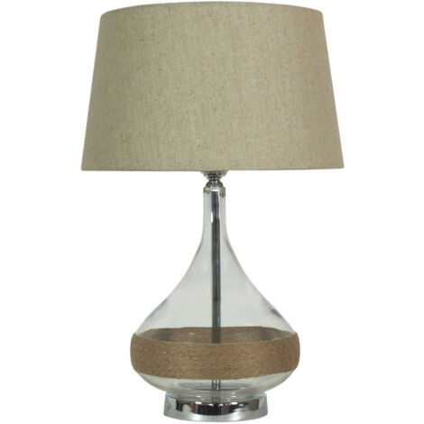 Lampada da tavolo Candellux ECO 41-21502 cromo/grigio