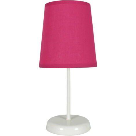 Lampada da tavolo Candellux GALA bianca/rosa 31cm E14