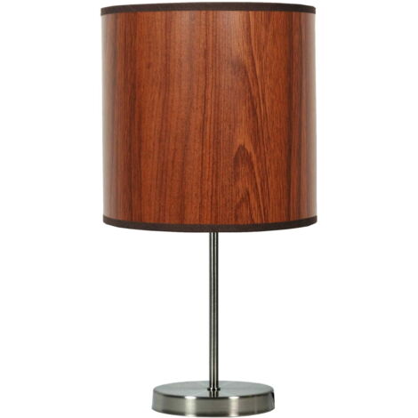 Lampada da tavolo Candellux Timber 41cm argento E27