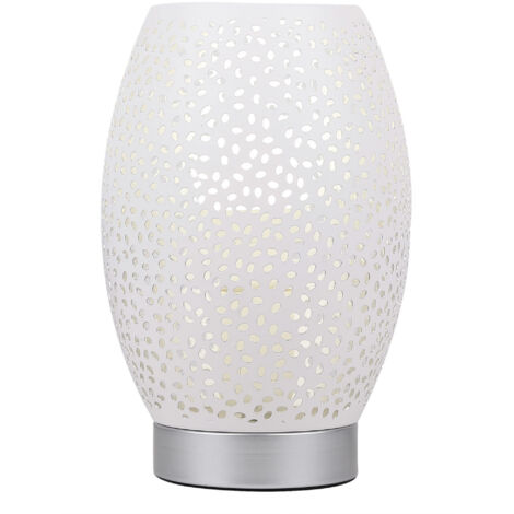 Lampada da tavolo Candellux Venus 41-78322 argento E27