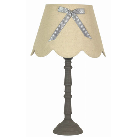 Lampada da tavolo Candellux VIBU 41-28365 grigia E27