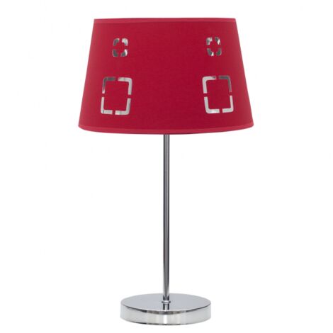 Lampada da tavolo Celaya 1xe14 Rosso de FABRILAMP.
