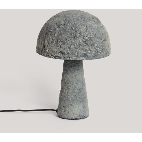 Lampada da Tavolo Cemento Chiaro Besnica Marrone Chiaro