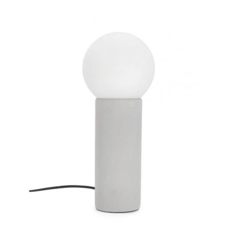 Lampada da Tavolo Ceramica Grigio Moderna da Interno - JOVAN