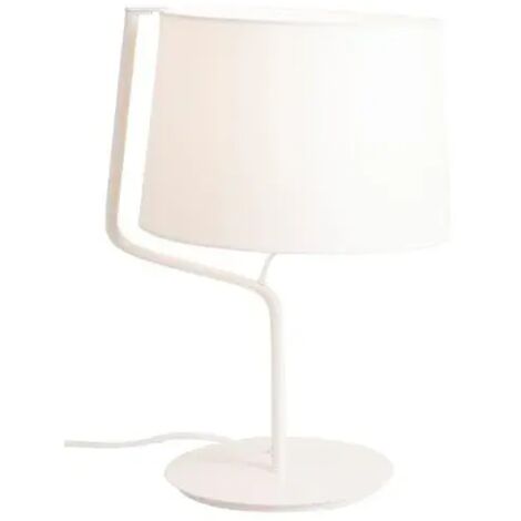 Lampada da tavolo classica bianca E27 100W Chicago Maxlight