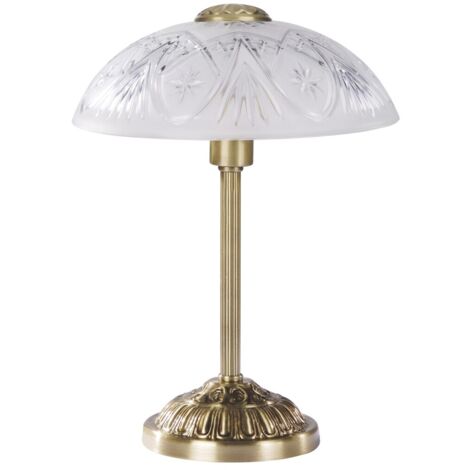 Lampada da tavolo classica vetro marrone E14 Annabella Rabalux