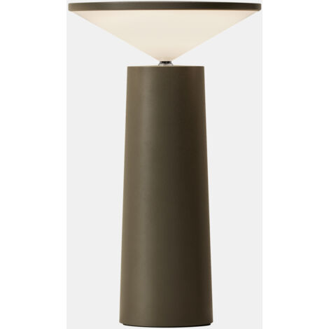 Lampada da Tavolo Cocktail LED 3W 237lm 2700K Grigio Oliva Lámpara de Mesa Cóctel LED 3W 237lm 2700K Gris Oliva