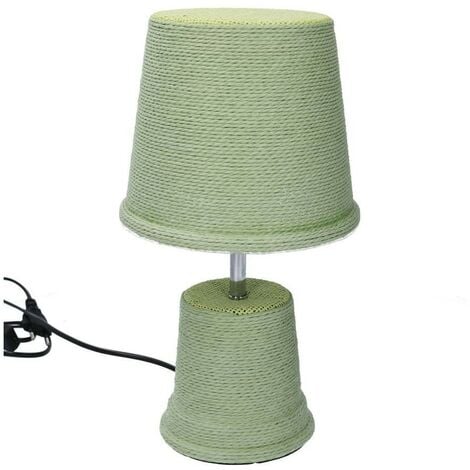 Lampada da tavolo comodino verde 18x33H cm