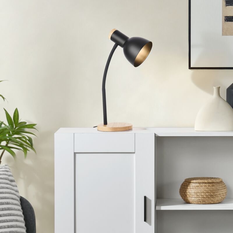 Lampada da Tavolo Woodley con Braccio Flessibile