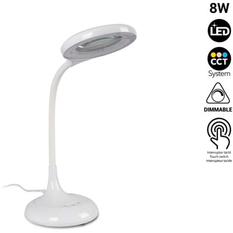 VEVOR VEVOR Lampada da Tavolo con Lente d'Ingrandimento 5X, Lente