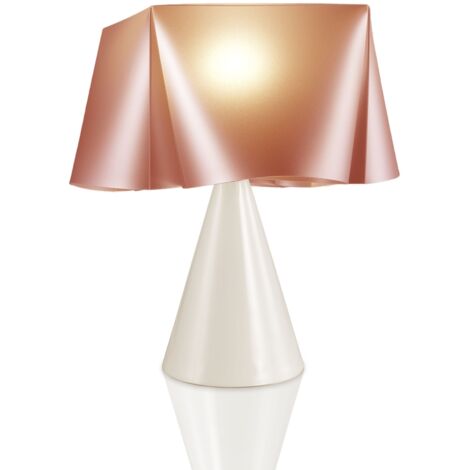 Lampada da Tavolo cono Copper in Plastica Cm. 28 x 32h