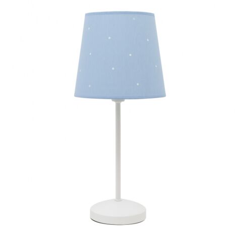 Lampada da tavolo Consciencia 1xe14 Celeste de FABRILAMP.