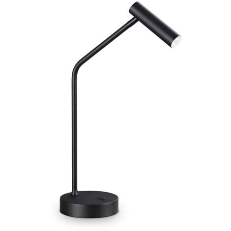 Lampada Da Tavolo Contemporanea Easy Metallo Nero Led Integrato 3,5W 3000K Ip20