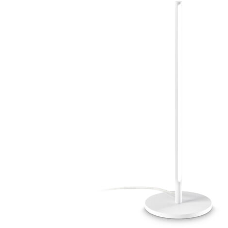 Lampada Da Tavolo Contemporanea Filo Alluminio Bianco Led 10,5W 3000K Ip20