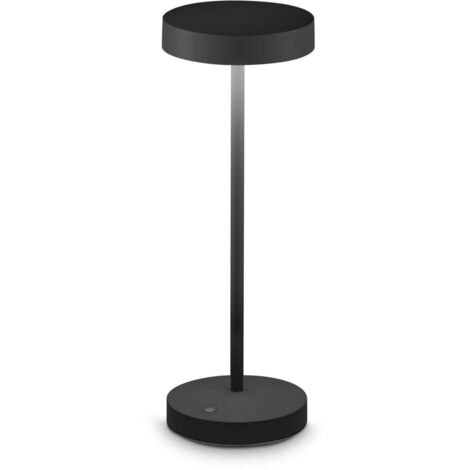 Lampada Da Tavolo Contemporaneo Toffee Metallo Nero Led 2W 3000K Ip54