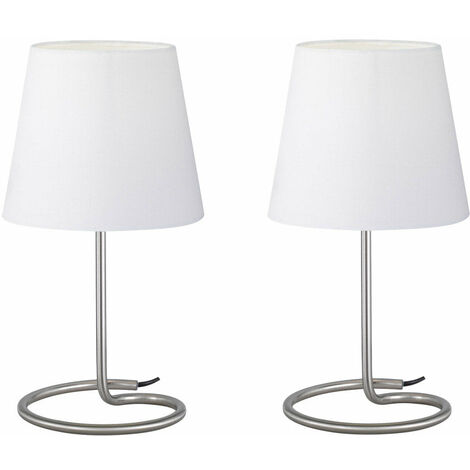 Set di 2 lampade da tavolo, soggiorno, sala da pranzo, lampada da ingresso,  lampada, lampada 1001-1T2er