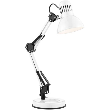 Lampada da tavolo da scrivania - Metallo bianco