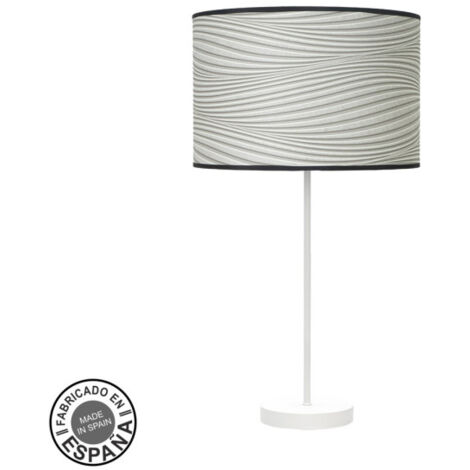 Lampada da tavolo di alta moda 1xe27 bianco/bianco grigio 63x30x30 cm