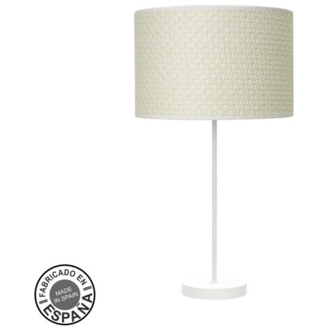 Lampada da tavolo di alta moda 1xe27 bianco/castagno bianco 63x30x30 cm