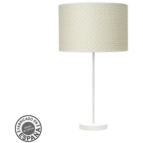 Lampada da tavolo di alta moda 1xe27 bianco/castagno bianco 63x30x30 cm