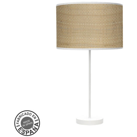Lampada da tavolo di alta moda 1xe27 bianco/marrone chiaro 63x30x30 cm