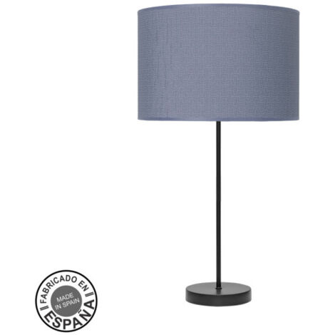 Lampada da tavolo di alta moda 1xe27 nero/blu 63x30x30cm