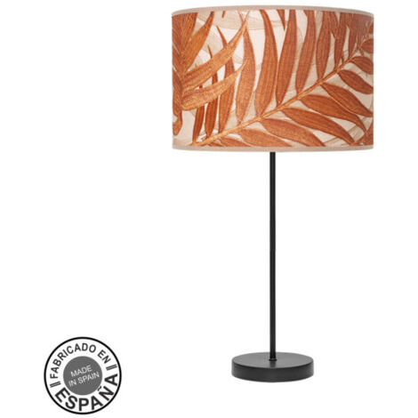 Lampada da tavolo di alta moda 1xe27 nero/foglio caldaia 63x30 x30 x30 cm