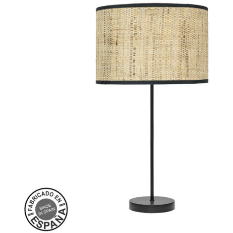 Lampada da tavolo di alta moda 1xe27 nero/marrone scuro 63x30x30 cm