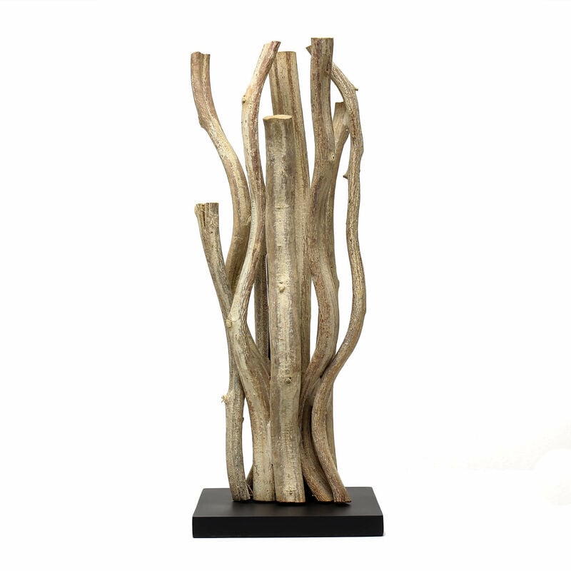 Image of Lampada da tavolo dal Design unico in legno di deriva fatta a mano ideale per salotto studio ufficio - Legno (natura)