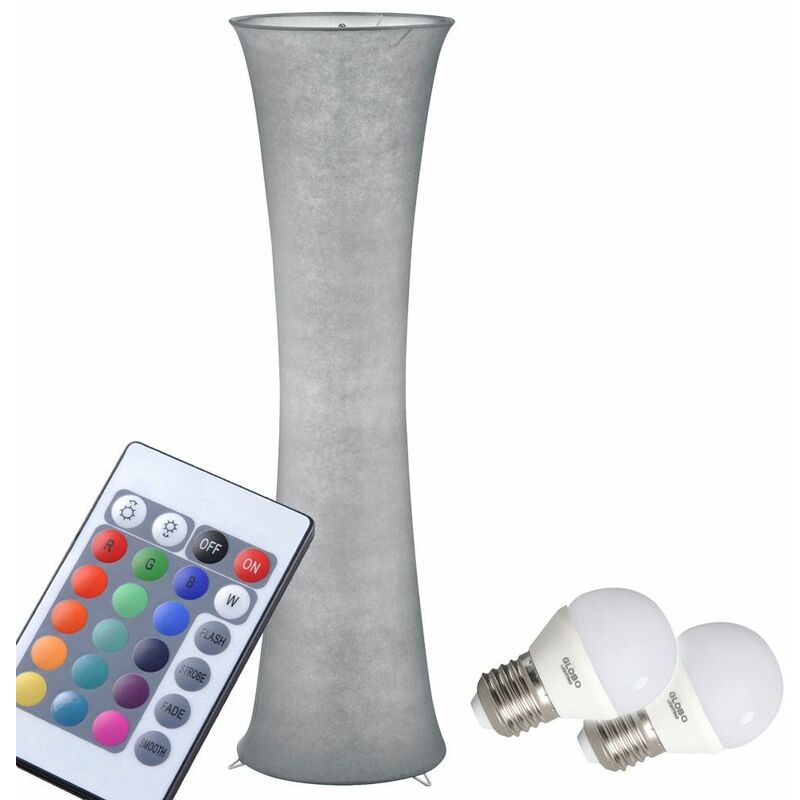 Image of Lampada da terra di design cambia colore per stanza di lavoro dimmerabile in un set che include lampadine led rgb
