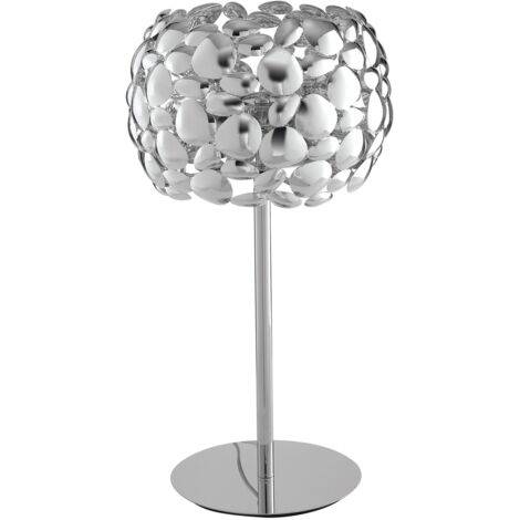 "Lampada da tavolo DIONISO in metallo cromato"