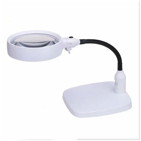 Lampada da tavolo e da scrivania con LED ultra luminoso e a risparmio energetico, ideale per leggere, dedicarsi a hobby, lavori manuali, banchi da lavoro e diamond painting.