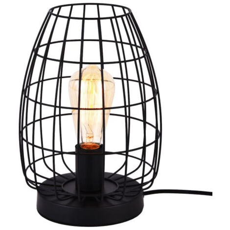 Lampada da tavolo EDM 32118 Nero Metallo 20 x 27 cm