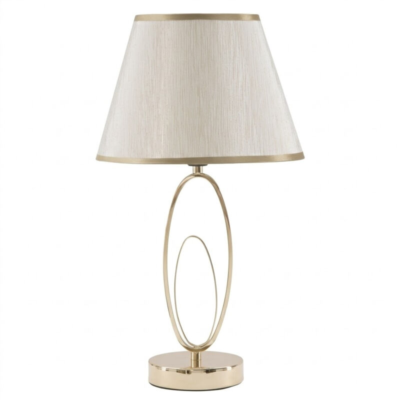 Lampe de table GLAM FLUSH, en métal, dorée, Ø 24x47 cm
